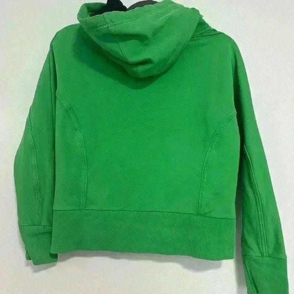 182. Ralph Lauren Active Casual Hoodie Jacket Women's Bright Green Full Zipper - Picture 2 of 6